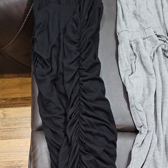 Chic Women's Midi Dress Set - Black, Gray, Red, and Brown - Picture 3 of 6